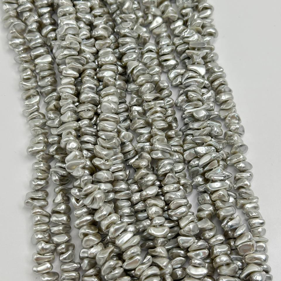 Майорка цвет серый размер 8*4мм