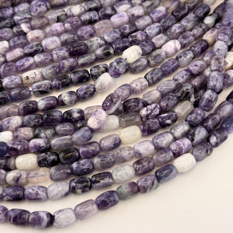 Бусины Флюорит размер бусин 7*10мм натуральные бусины