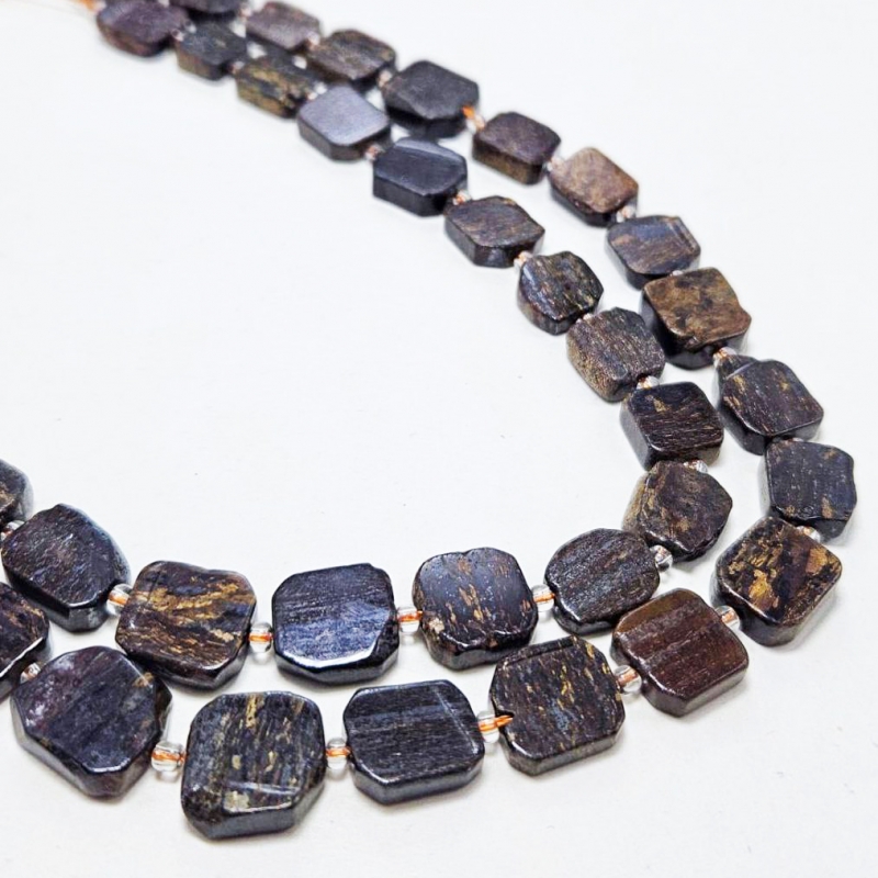 Бусины Бронзит размер 11*10мм натуральный камень