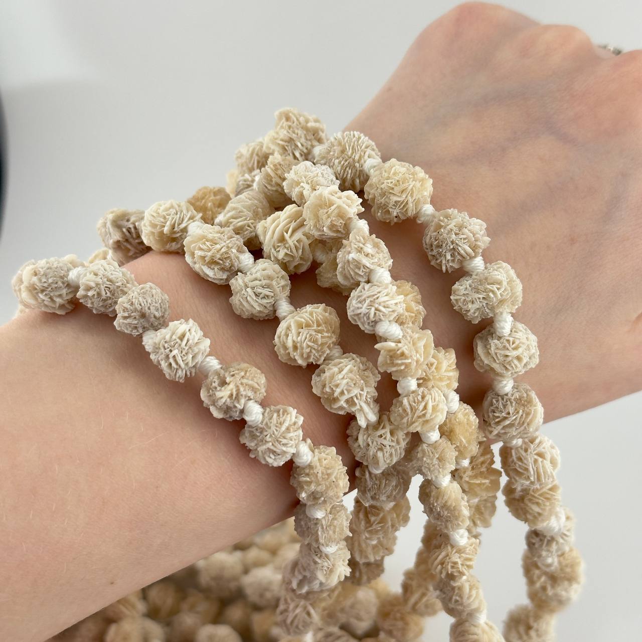 Бусины Роза пустыни размер 12*10мм